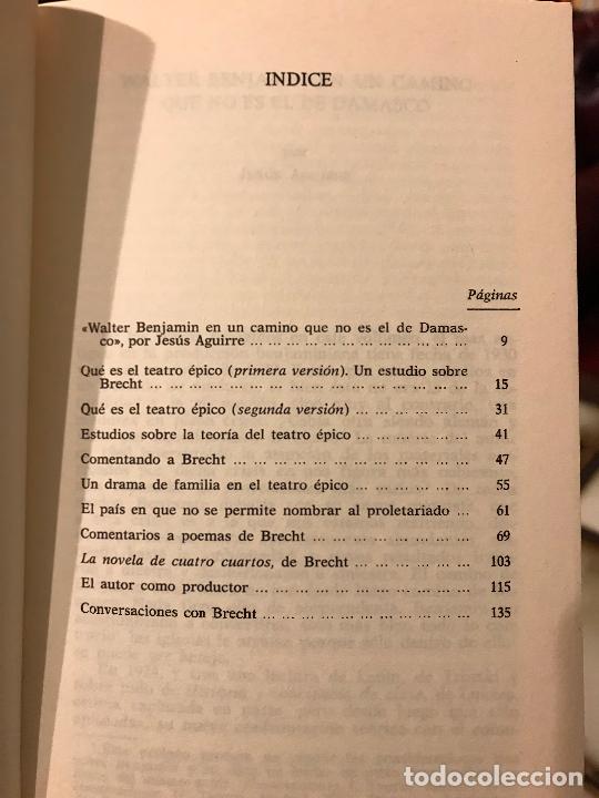 Libros de segunda mano: Tentativas sobre Brecht. Iluminaciones III. Walter Benjamin. - Foto 4