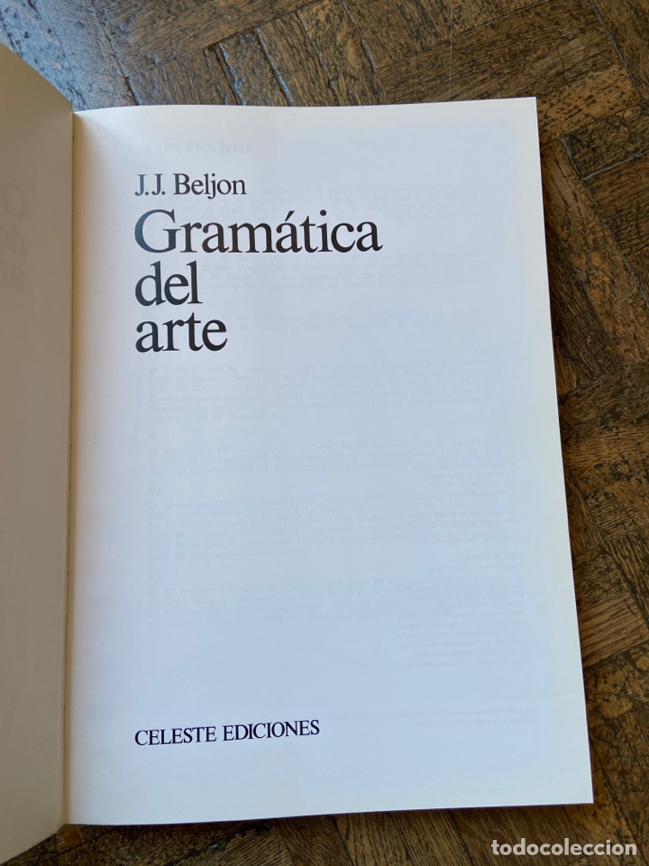 Libros de segunda mano: Gram&aacute;tica del arte - J.J. Beljon - Celeste (1983) - Foto 2