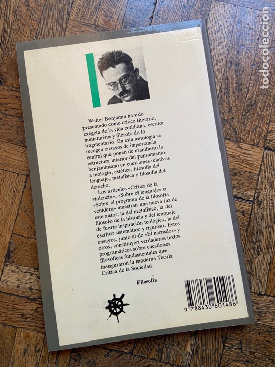 Libros de segunda mano: Para una cr&iacute;tica de la violencia - Walter Benjamin - Taurus (1991) - Foto 5