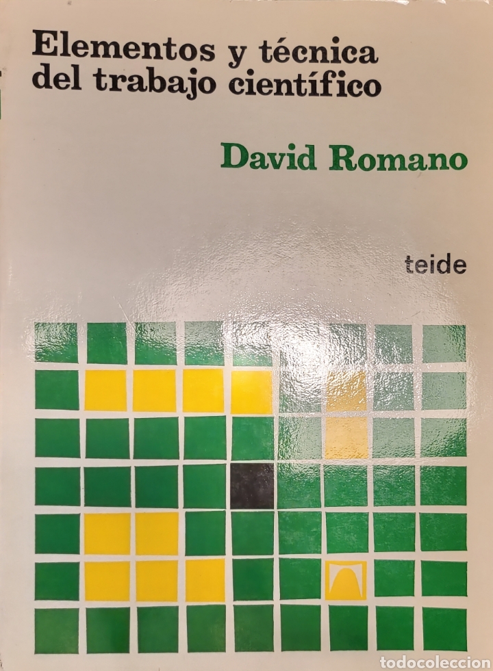 Libros de segunda mano: David Romano. Elementos y t&eacute;cnicas del trabajo cient&iacute;fico. Editorial Teide - Foto 2