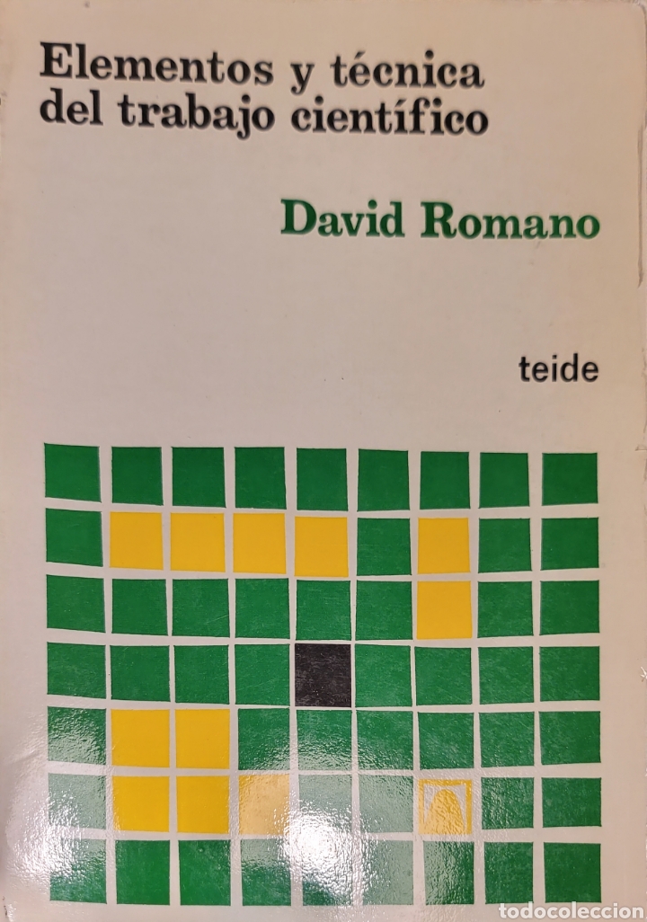 Libros de segunda mano: David Romano. Elementos y t&eacute;cnicas del trabajo cient&iacute;fico. Editorial Teide - Foto 1