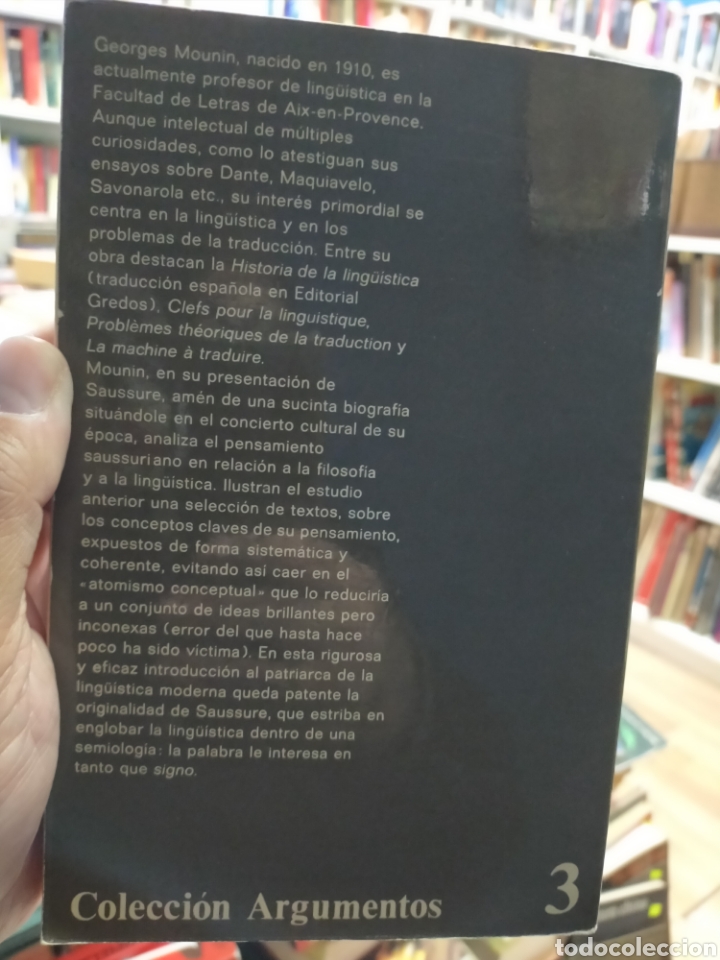 Libros de segunda mano: SAUSSURE. PRESENTACI&Oacute;N Y TEXTOS - GEORGES MOUNIN - Foto 2