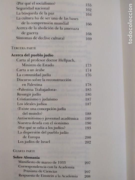 Libros de segunda mano: MIS IDEAS Y OPINIONES / ALBERT EINSTEIN / 2011. ANTONI BOSCH, editor - Foto 6