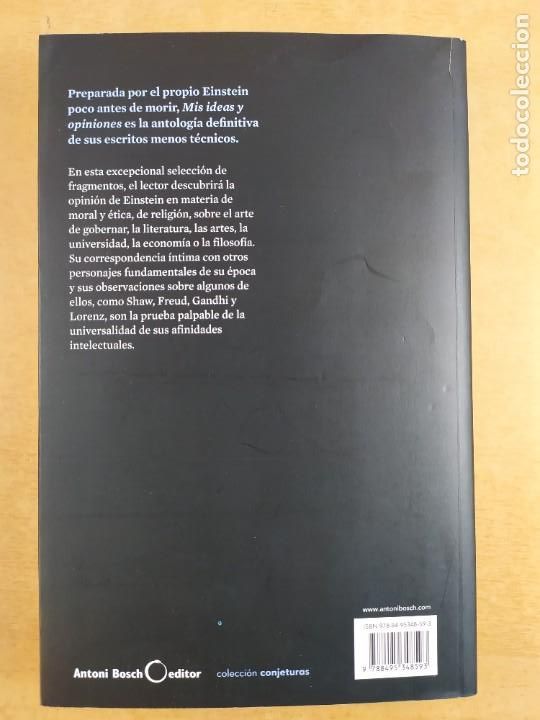 Libros de segunda mano: MIS IDEAS Y OPINIONES / ALBERT EINSTEIN / 2011. ANTONI BOSCH, editor - Foto 9
