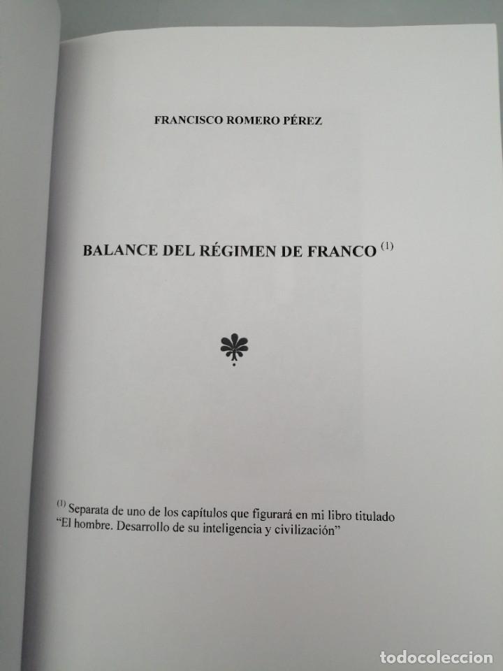 Libros de segunda mano: BALANCE DEL R&Eacute;GIMEN DE FRANCO - Foto 3