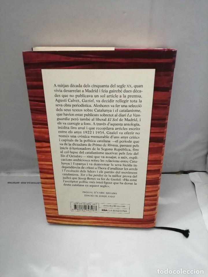 Libros de segunda mano: TOT SHA PERDUT (PRIMERA EDICI&Oacute;, TAPA DURA) - Foto 2
