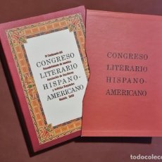 Libros de segunda mano: CONGRESO LITERARIO HISPANO-AMERICANO. IV CENTENARIO DEL DESCUBRIMIENTO DE AMÉRICA. Lote 315828468