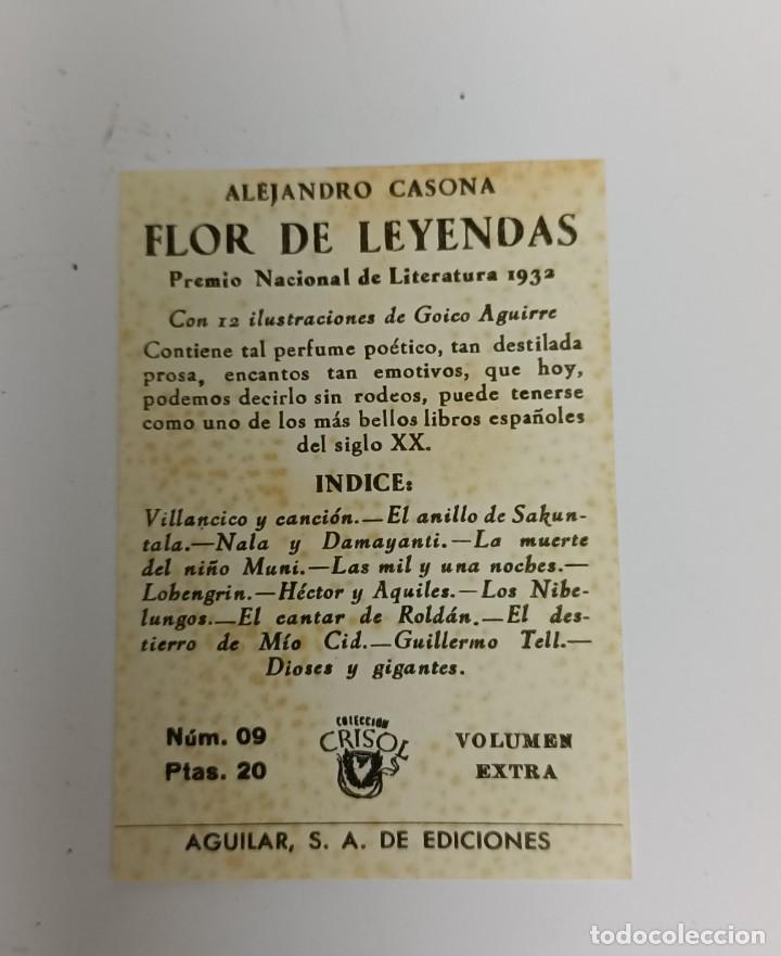 Libros de segunda mano: FLOR DE LEYENDAS.CRISOL N&ordm;09 - Foto 2