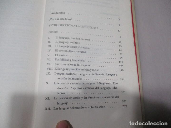 Libros de segunda mano: BERTIL MALMBERG Introducci&oacute;n a la ling&uuml;&iacute;stica W10824 - Foto 2