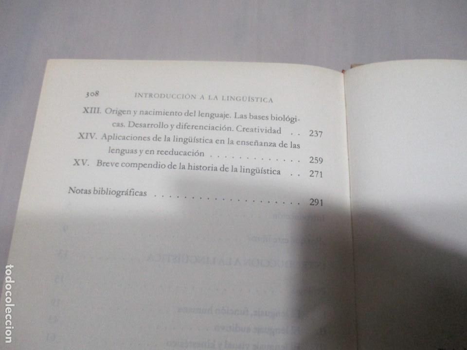 Libros de segunda mano: BERTIL MALMBERG Introducci&oacute;n a la ling&uuml;&iacute;stica W10824 - Foto 3