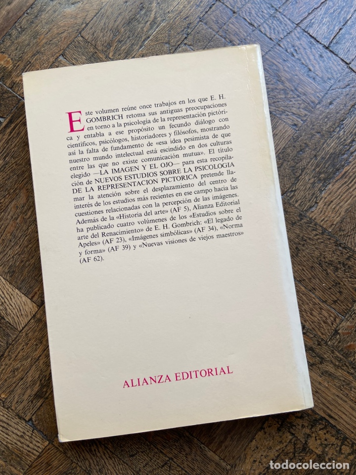 Libros de segunda mano: La imagen y el ojo - E.H. Gombrich - Alianza (1987) - Foto 4