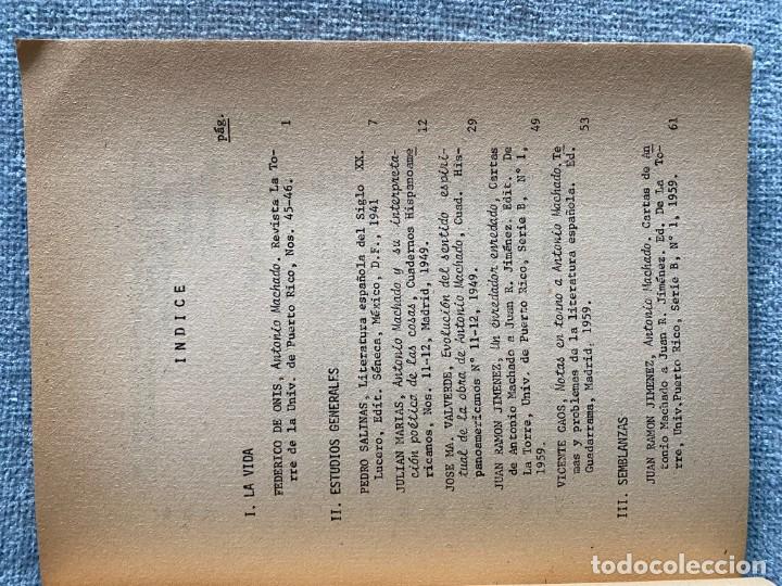 Libros de segunda mano: HOMENAJE A ANTONIO MACHADO - Foto 2
