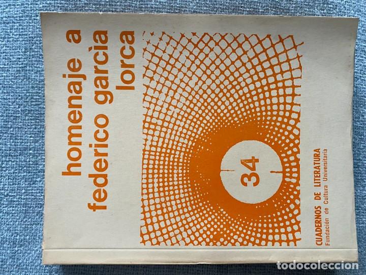 Libros de segunda mano: HOMENAJE A FEDERICO GARC&Iacute;A LORCA - Foto 1