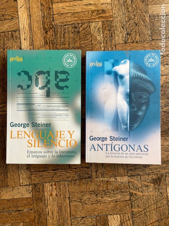 Libros de segunda mano: Ant&iacute;gonas + Lenguaje y silencio - George Steiner - Gedisa (2000) - Foto 6