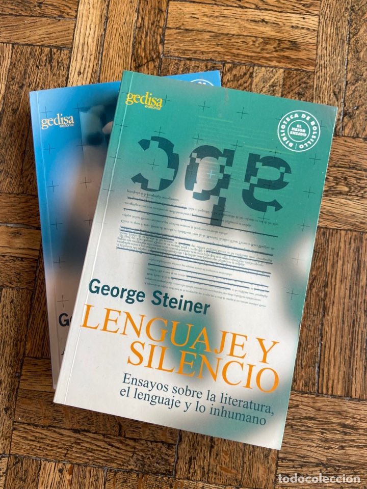Libros de segunda mano: Ant&iacute;gonas + Lenguaje y silencio - George Steiner - Gedisa (2000) - Foto 1