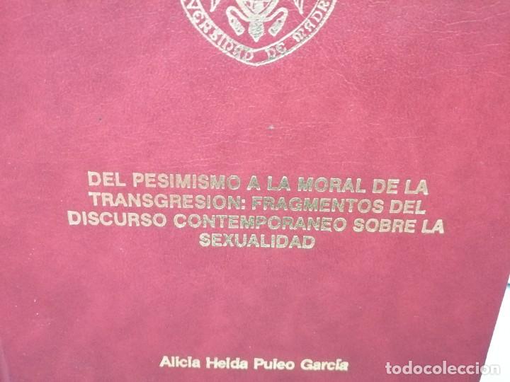 Libros de segunda mano: DEL PESIMISMO A LA MORAL DE LA TRANSGRESI&Oacute;N - Foto 2