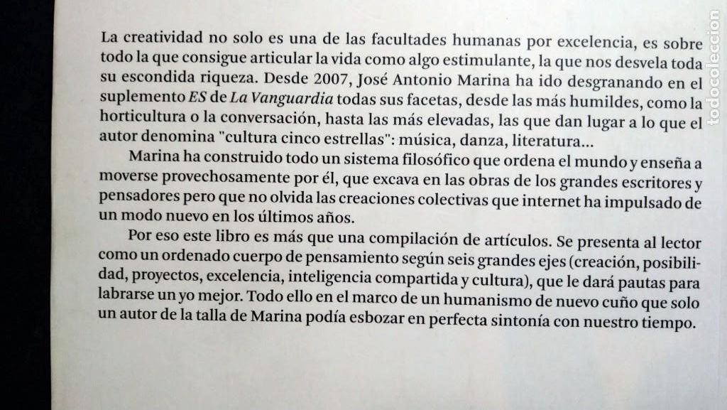 Libros de segunda mano: CREAR EN LA VANGUARDIA - JOSE ANTONIO MARINA - Foto 2