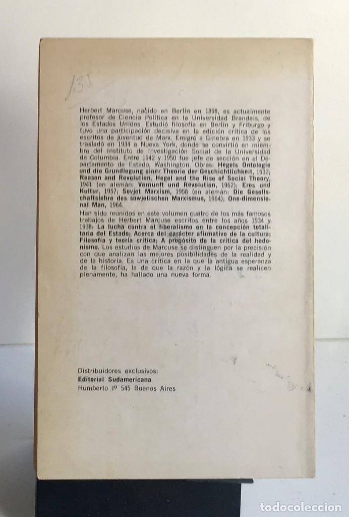 Libros de segunda mano: CULTURA Y SOCIEDAD. Herbert Marcuse - Foto 2