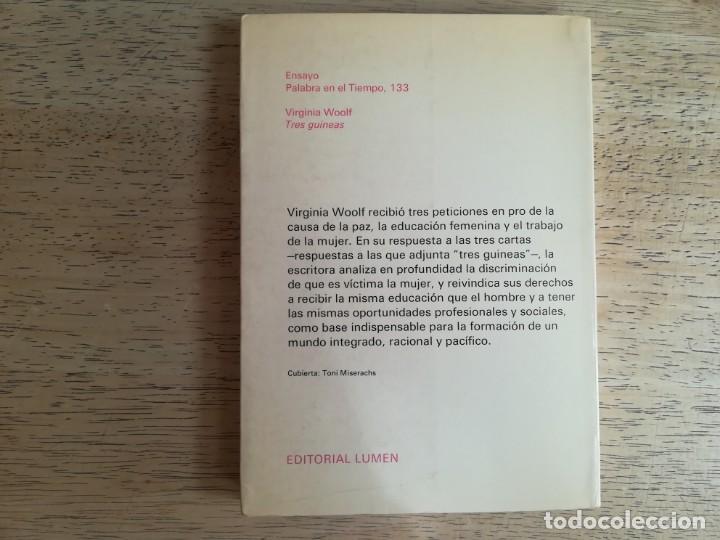 Libros de segunda mano: Tres guineas. Virginia Woolf. - Foto 2
