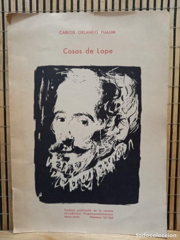 Libri di seconda mano: Carlos Orlando Nallim - Cosas de Lope /