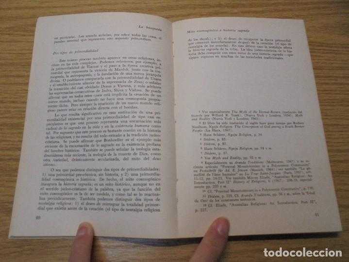 Libros de segunda mano: LA BUSQUEDA. MIRCEA ELIADE. EDICIONES MEGAPOLIS. EDITORIAL LA AURORA 1971 - Foto 9