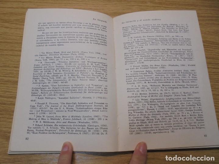 Libros de segunda mano: LA BUSQUEDA. MIRCEA ELIADE. EDICIONES MEGAPOLIS. EDITORIAL LA AURORA 1971 - Foto 10