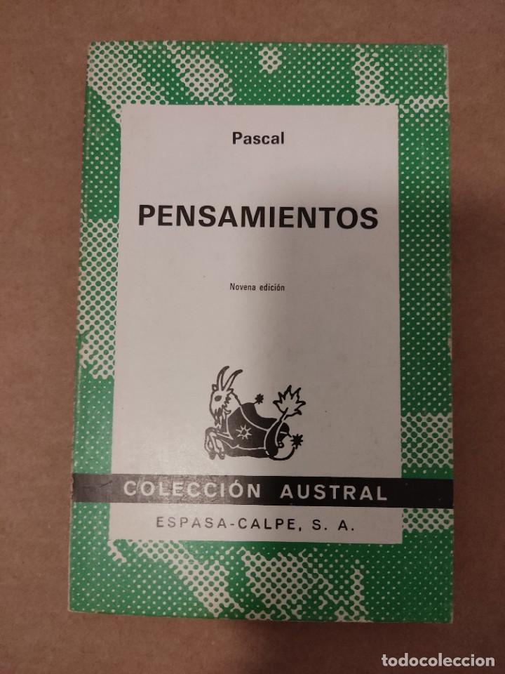 Libros de segunda mano: Pascal pensamientos novena edici&oacute;n colecci&oacute;n austral Espasa Calpe - Foto 1