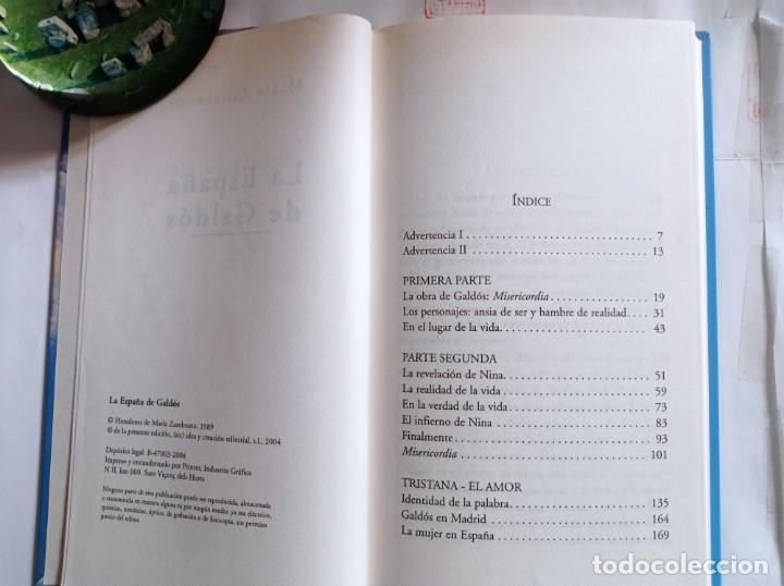 Libros de segunda mano: La Espa&ntilde;a de Gald&oacute;s. Mar&iacute;a Zambrano - Foto 2