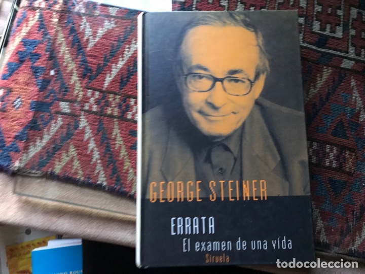 Libros de segunda mano: Erratas. El examen de una vida. George Steiner. Siruela - Foto 1