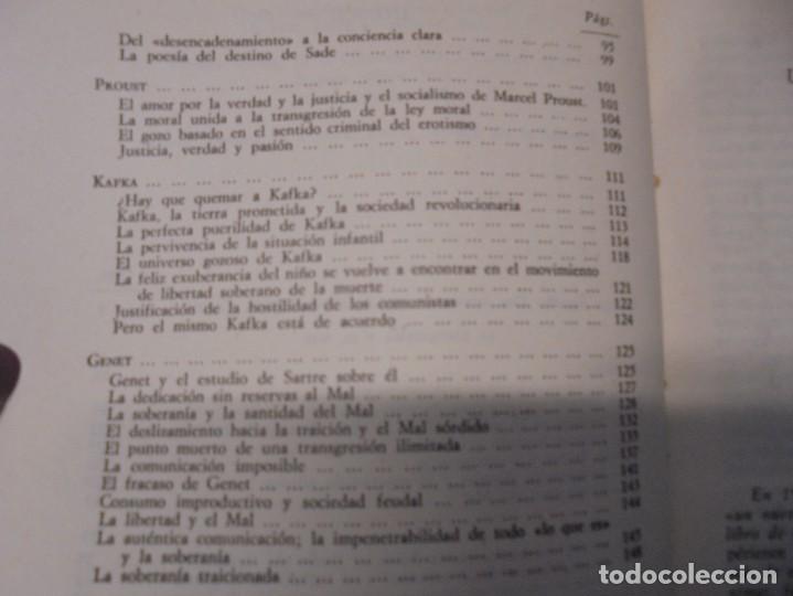 Libros de segunda mano: GEORGES BATAILLE. LA LITERATURA Y EL MAL. EDITORIAL TAURUS. 1977 - Foto 10