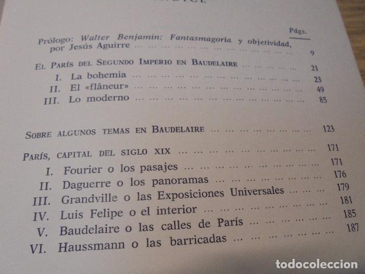 Libros de segunda mano: ILUMINACIONES II. BAUDELAIRE. WALTER BENJAMIN. EDITORIAL TAURUS. 1972 - Foto 9