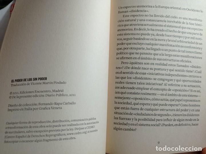 Libros de segunda mano: El poder de los sin poder. V&aacute;clav Havel - Foto 3