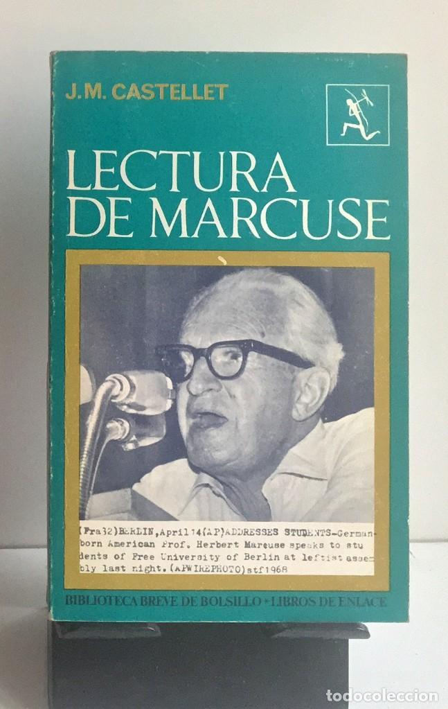 Libros de segunda mano: LECTURA DE MARCUSE. Jos&eacute; Mar&iacute;a Castellet - Foto 1