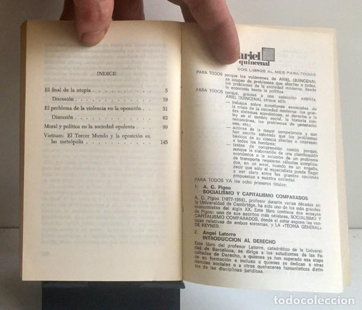 Libros de segunda mano: EL FINAL DE LA UTOP&Iacute;A. Herbert Marcuse - Foto 6