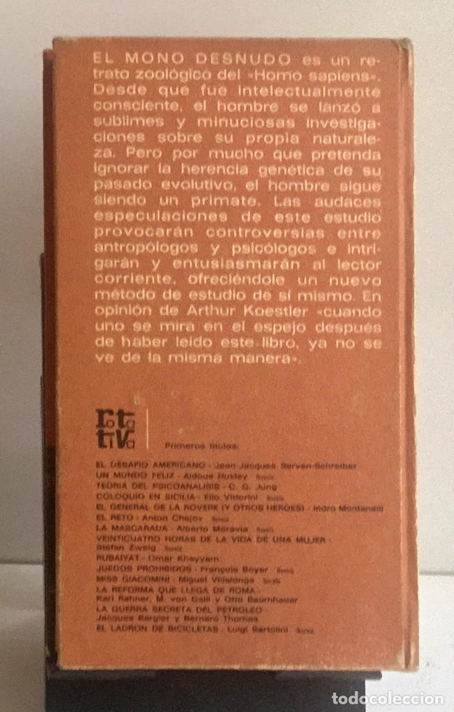 Libros de segunda mano: EL MONO DESNUDO. Desmond Morris - Foto 2