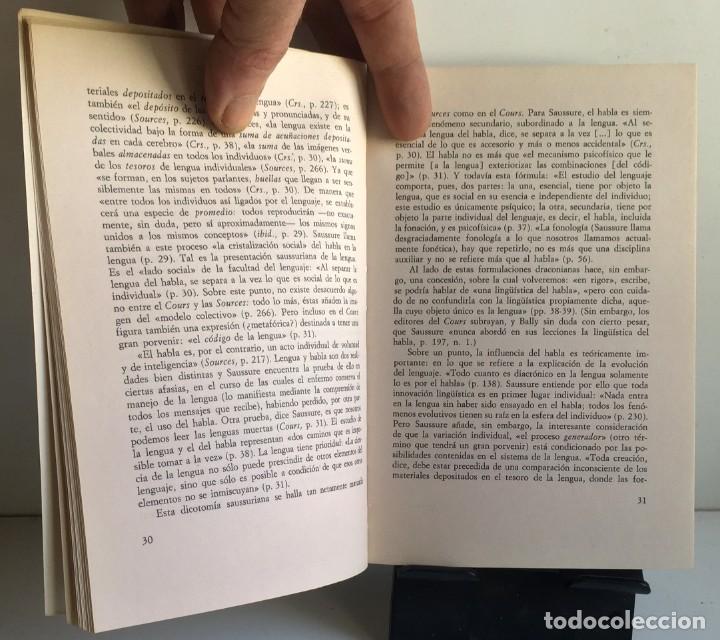 Libros de segunda mano: SAUSSURE. Presentaci&oacute;n y Textos. Georges Mounin - Foto 5