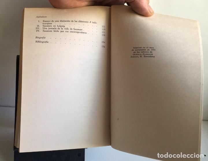Libros de segunda mano: SAUSSURE. Presentaci&oacute;n y Textos. Georges Mounin - Foto 7