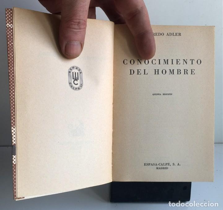 Libros de segunda mano: CONOCIMIENTO DEL HOMBRE . Alfredo Adler - Foto 3