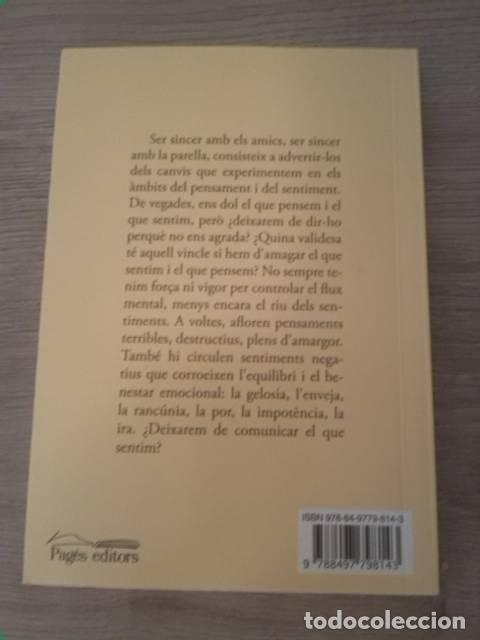 Libros de segunda mano: La sinceritat. Francesc Torralba. Pag&eacute;s editors. 2009. - Foto 2