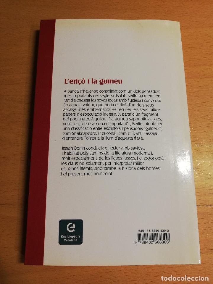 Libros de segunda mano: LERI&Ccedil;&Oacute; I LA GUINEU (ISAIAH BERLIN) - Foto 5
