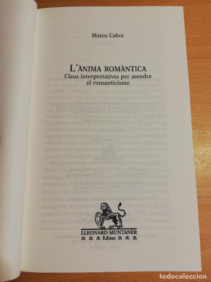 Libros de segunda mano: L&Agrave;NIMA ROM&Agrave;NTICA (MATEU CABOT) - Foto 2