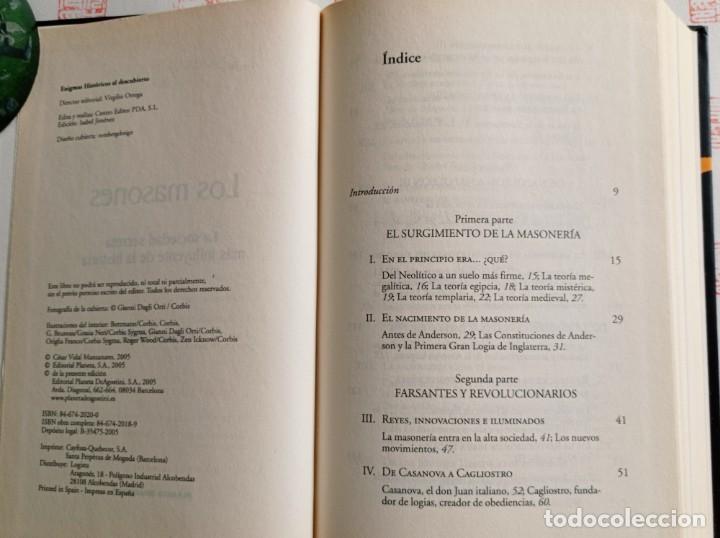 Libros de segunda mano: Los Masones. C&eacute;sar Vidal - Foto 2