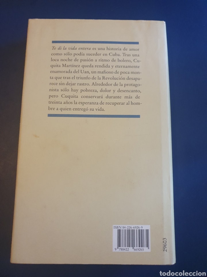 Libros de segunda mano: TE DI LA VIDA ENTERA ZO&Eacute; VALD&Eacute;S C&Iacute;RCULO DE LECTORES - Foto 2
