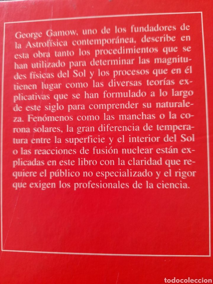 Libros de segunda mano: Una estrella llamada sol. George Gamow - Foto 3