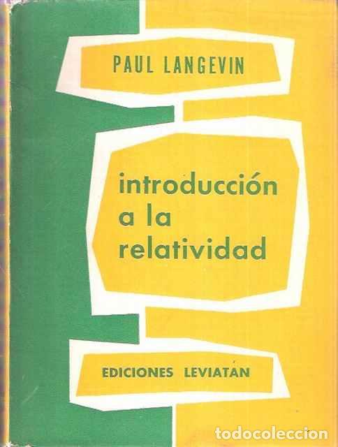 Libros de segunda mano: Introducci&oacute;n a la relatividad - Paul Langevin - Foto 1