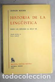Libros de segunda mano: historia de la ling&uuml;&iacute;stica Georges Mounin - Foto 1