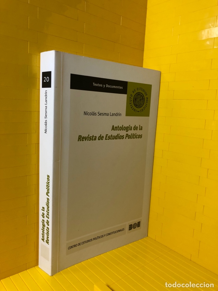 Libros de segunda mano: ANTOLOGIA DE LA REVISTA DE ESTUDIOS POLITICOS ● NICOLAS SESMA LANDRIN ● ● KB0475 ⭕️