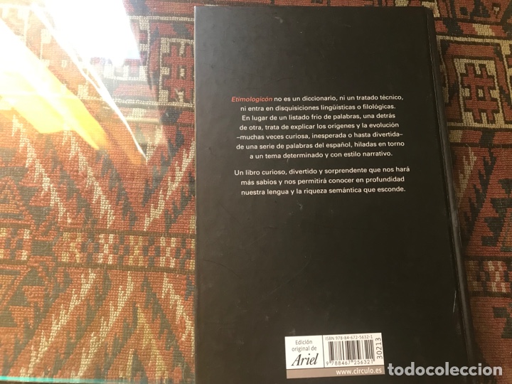 Libros de segunda mano: Etimologicon. Javier del Hoyo. C&iacute;rculo de lectores - Foto 3