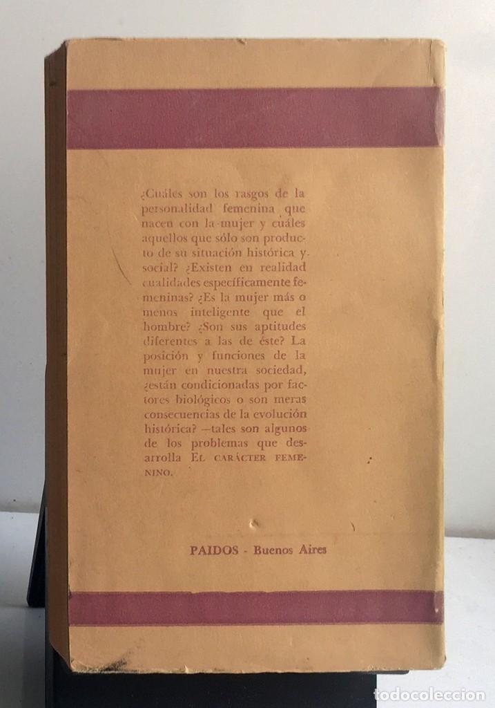 Libros de segunda mano: EL CAR&Aacute;CTER FEMENINO. Viola Klein - Foto 2