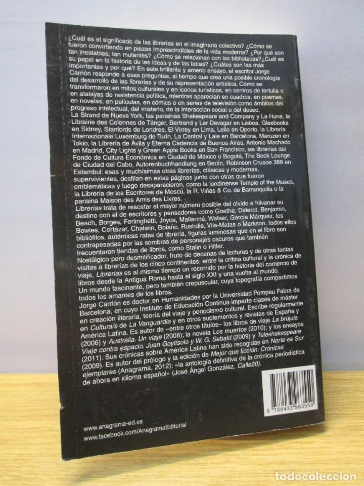 Libros de segunda mano: LIBRERIAS. JORGE CARRION EDITORIAL ANAGRAMA 2013 - Foto 32